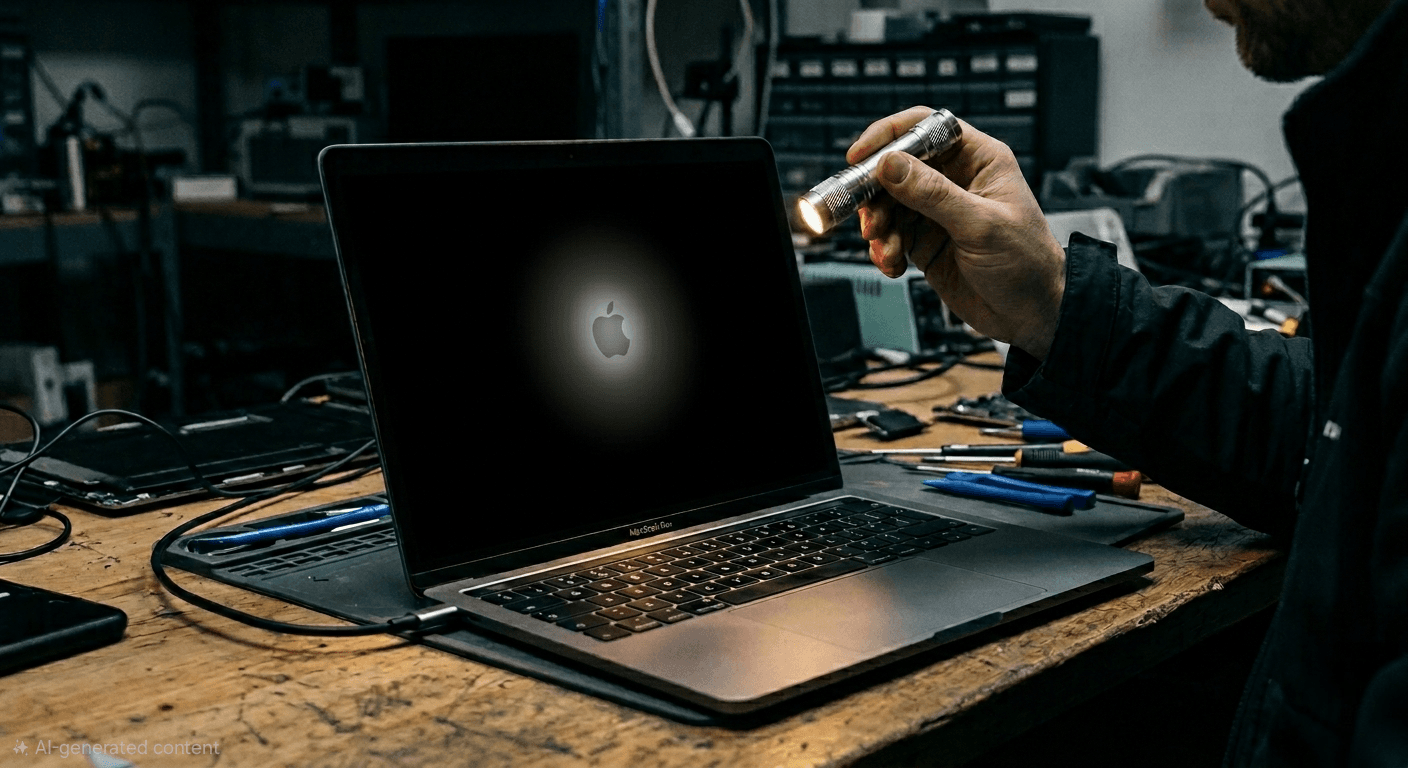 Identifying MacBook Screen Backlight Not Working Symptoms