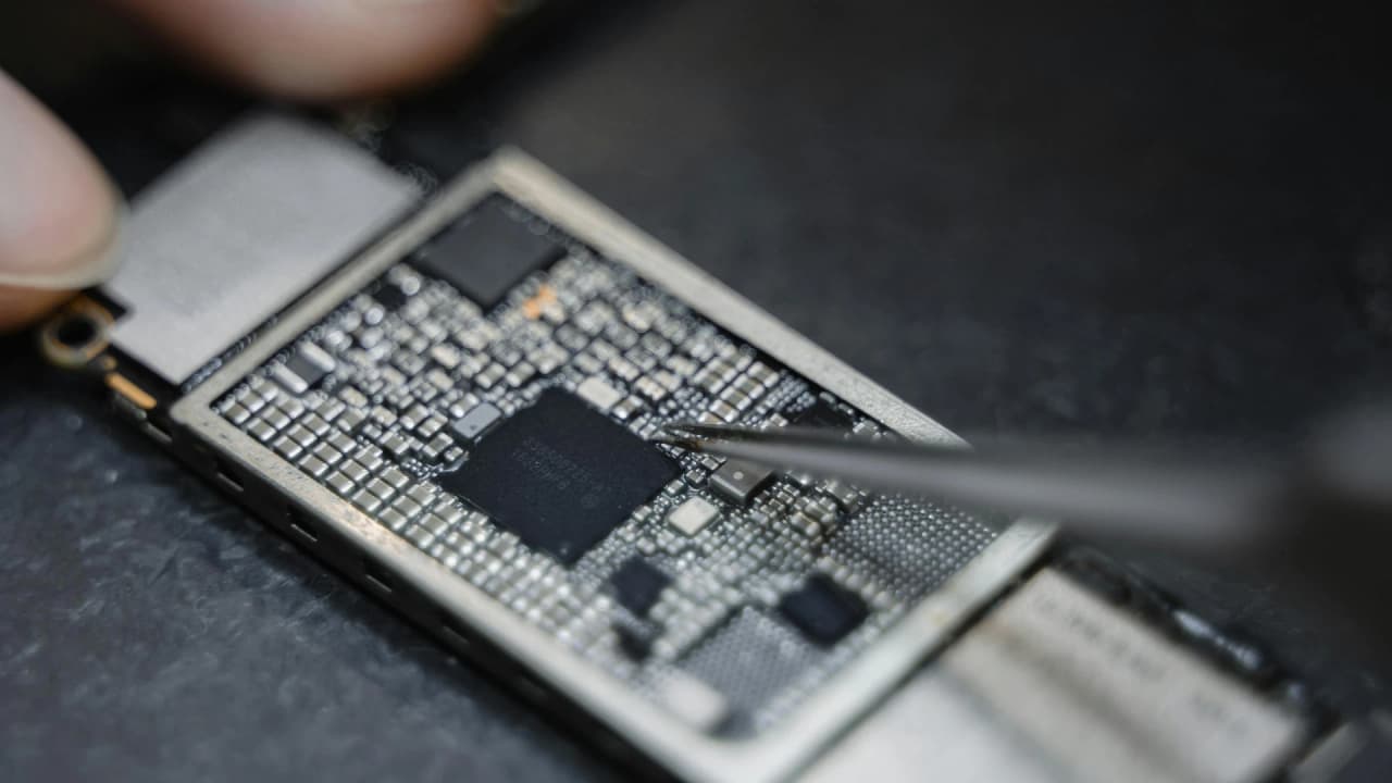 Xbox repair technician at work